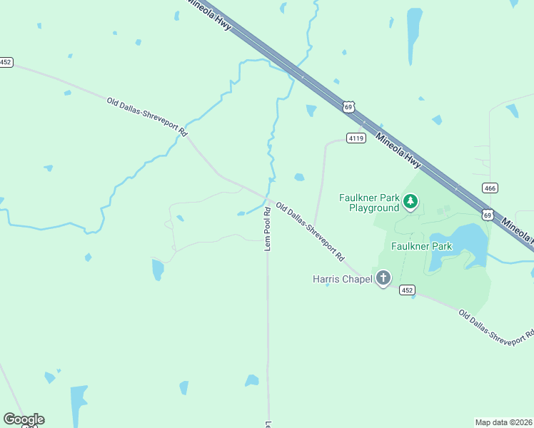 map of restaurants, bars, coffee shops, grocery stores, and more near 20951-21099 Lem Pool Road in Lindale