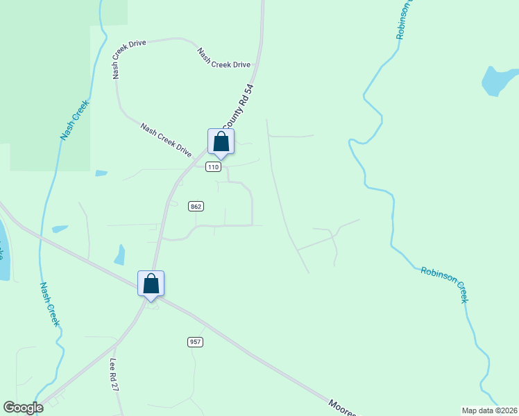 map of restaurants, bars, coffee shops, grocery stores, and more near 500-5760 Lee Road 110 in Opelika