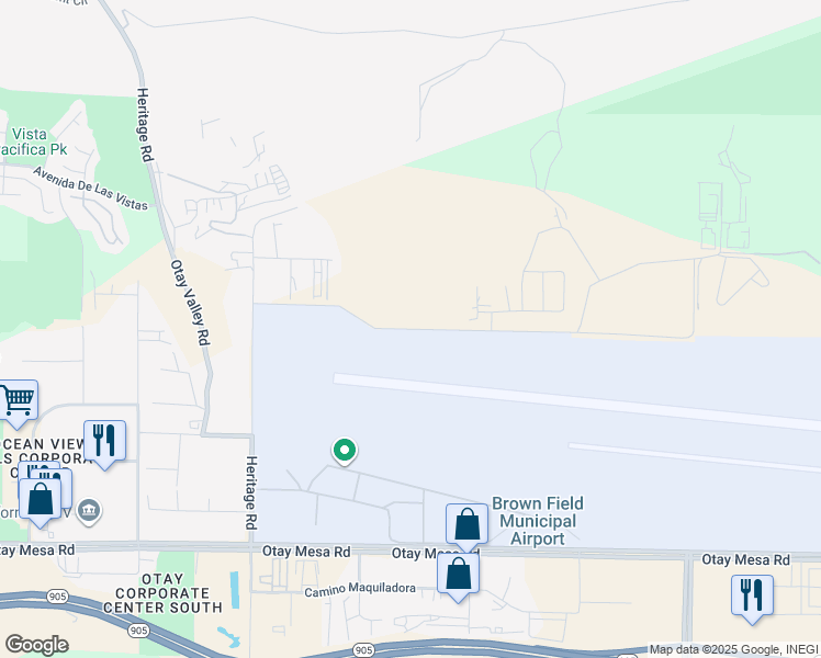 map of restaurants, bars, coffee shops, grocery stores, and more near Pogo Row in San Diego