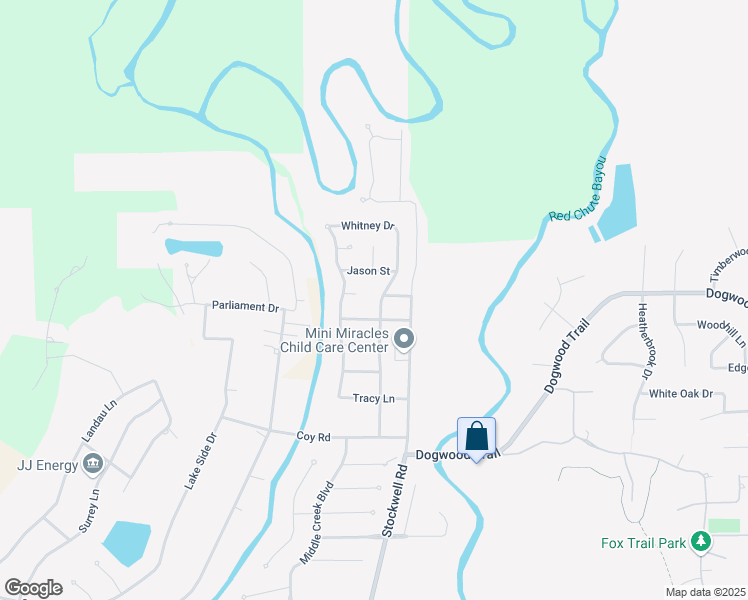 map of restaurants, bars, coffee shops, grocery stores, and more near 2507 Brookhaven Dr in Bossier City