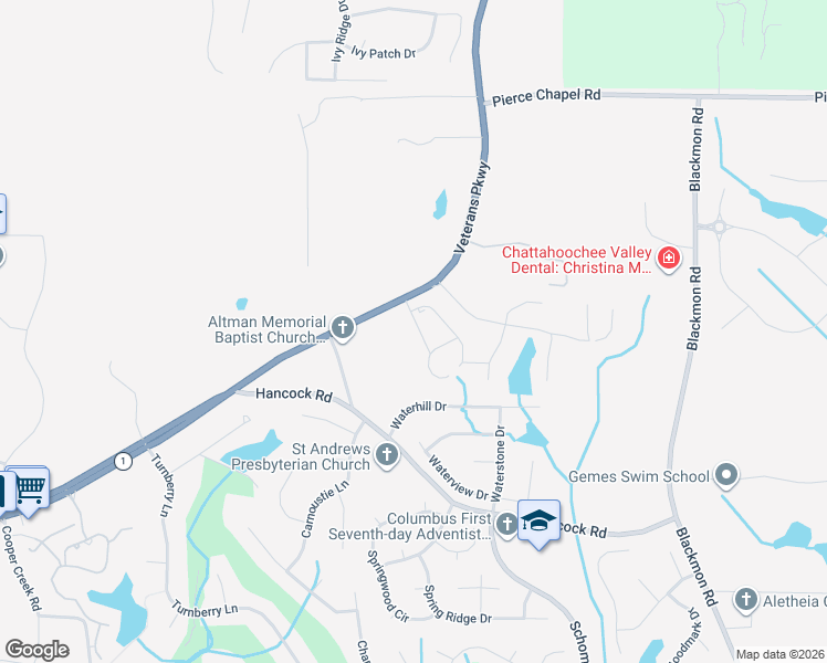 map of restaurants, bars, coffee shops, grocery stores, and more near 8729 Palazzo Place in Columbus