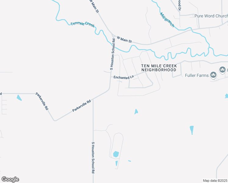 map of restaurants, bars, coffee shops, grocery stores, and more near 322 South Houston School Road in Lancaster