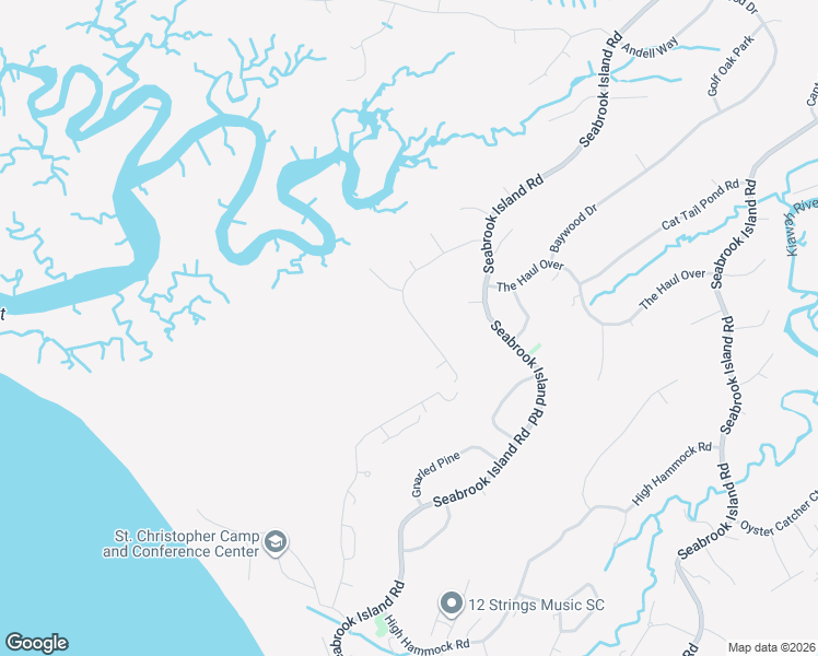 map of restaurants, bars, coffee shops, grocery stores, and more near 3211 Privateer Creek Road in Johns Island