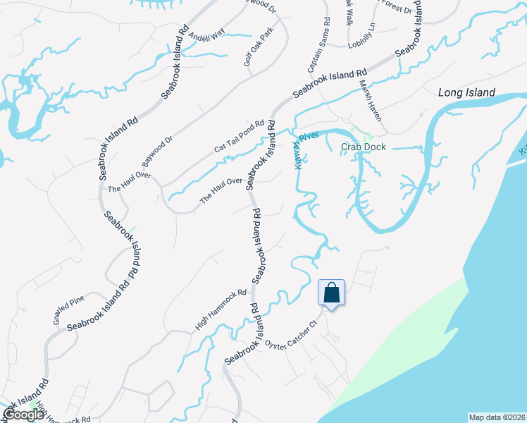 map of restaurants, bars, coffee shops, grocery stores, and more near 3233 Middle Dam in Johns Island