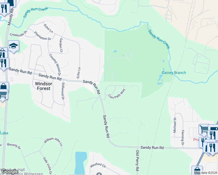 map of restaurants, bars, coffee shops, grocery stores, and more near 308 Links View Drive in Bonaire
