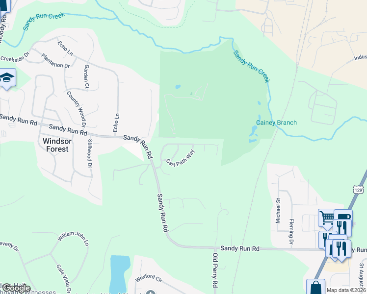 map of restaurants, bars, coffee shops, grocery stores, and more near 402 Links View Drive in Bonaire