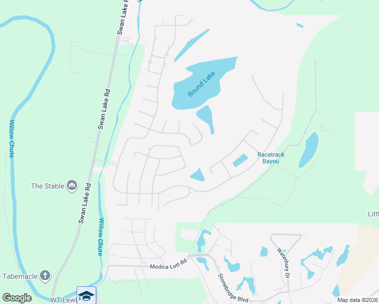 map of restaurants, bars, coffee shops, grocery stores, and more near 227 Piccadilly Circle in Bossier City