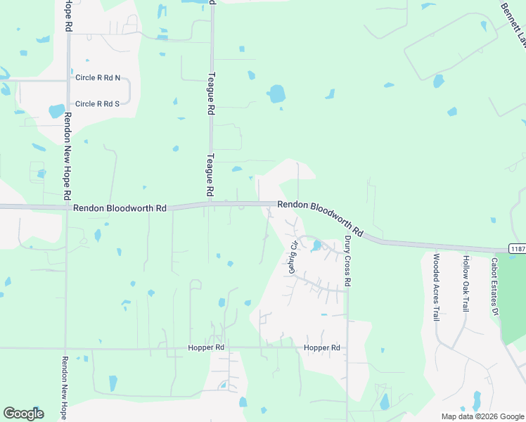 map of restaurants, bars, coffee shops, grocery stores, and more near 6500 Rendon Bloodworth Road in Fort Worth