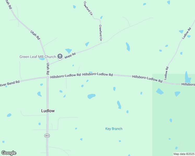 map of restaurants, bars, coffee shops, grocery stores, and more near 14865-15317 Hillsboro-Ludlow Road in Lena