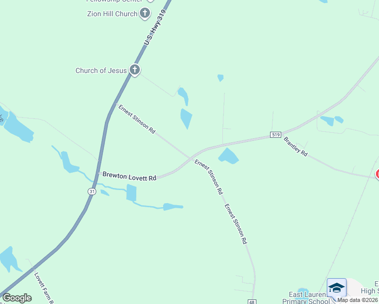 map of restaurants, bars, coffee shops, grocery stores, and more near 273 Ernest Stinson Road in East Dublin