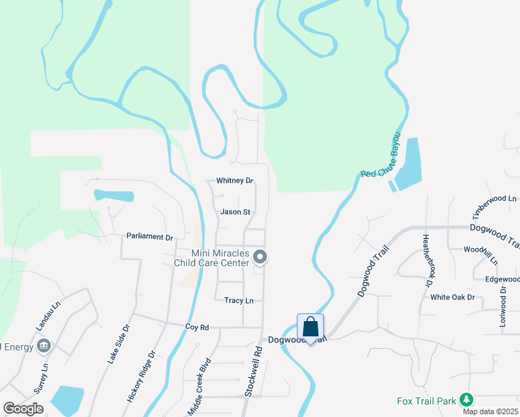map of restaurants, bars, coffee shops, grocery stores, and more near 2520 Brookhaven Drive in Bossier City