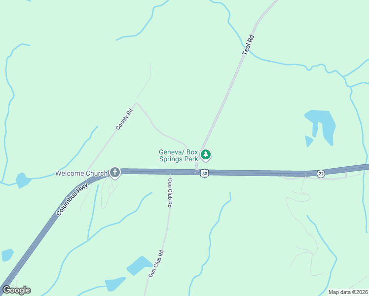 map of restaurants, bars, coffee shops, grocery stores, and more near 95 Teal Road in Box Springs