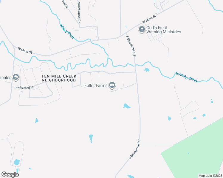 map of restaurants, bars, coffee shops, grocery stores, and more near 505 South Bluegrove Road in Lancaster