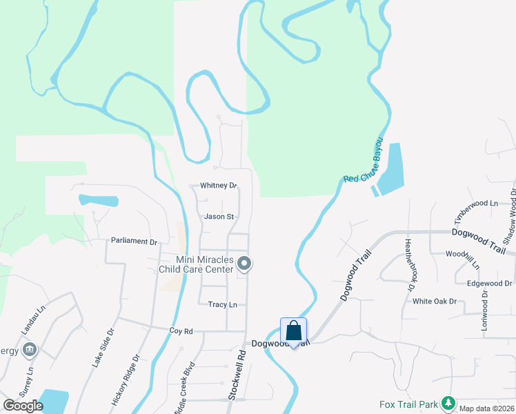 map of restaurants, bars, coffee shops, grocery stores, and more near 3224 Stockwell Road in Bossier City