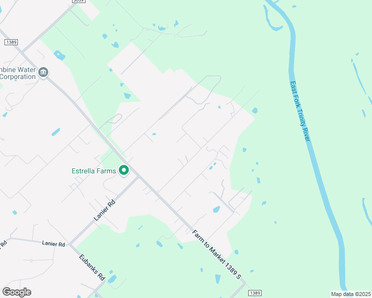map of restaurants, bars, coffee shops, grocery stores, and more near 167 Pole Bridge Road in Seagoville