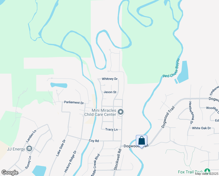 map of restaurants, bars, coffee shops, grocery stores, and more near 2503 Cole Circle in Bossier City