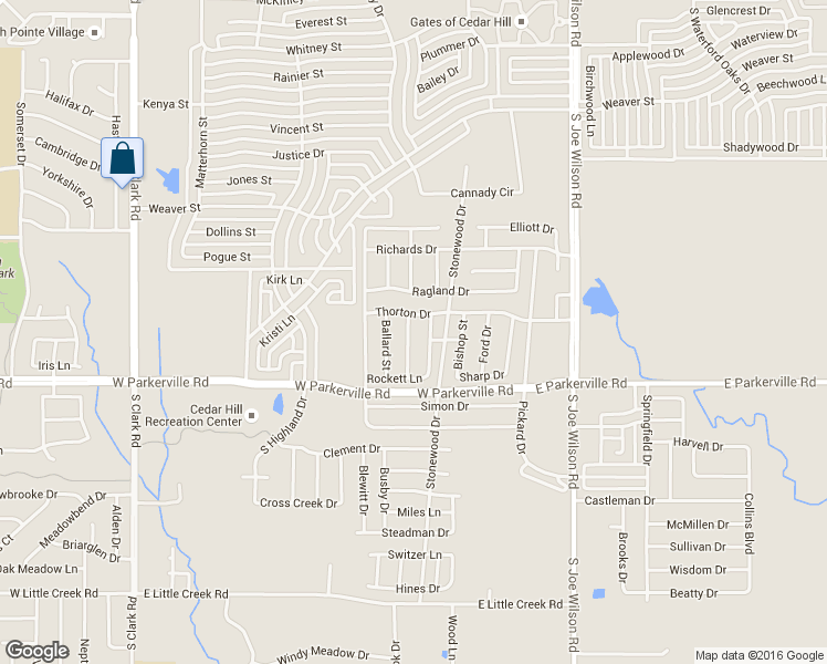 map of restaurants, bars, coffee shops, grocery stores, and more near 714 Nelson Drive in Cedar Hill