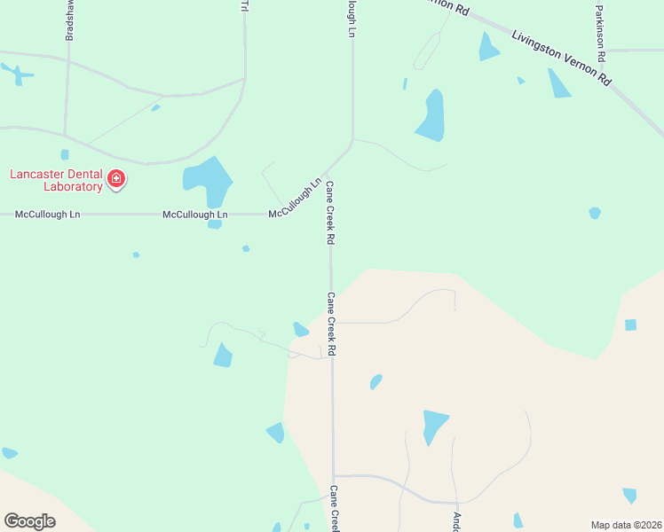 map of restaurants, bars, coffee shops, grocery stores, and more near 530 Cane Creek Road in Flora