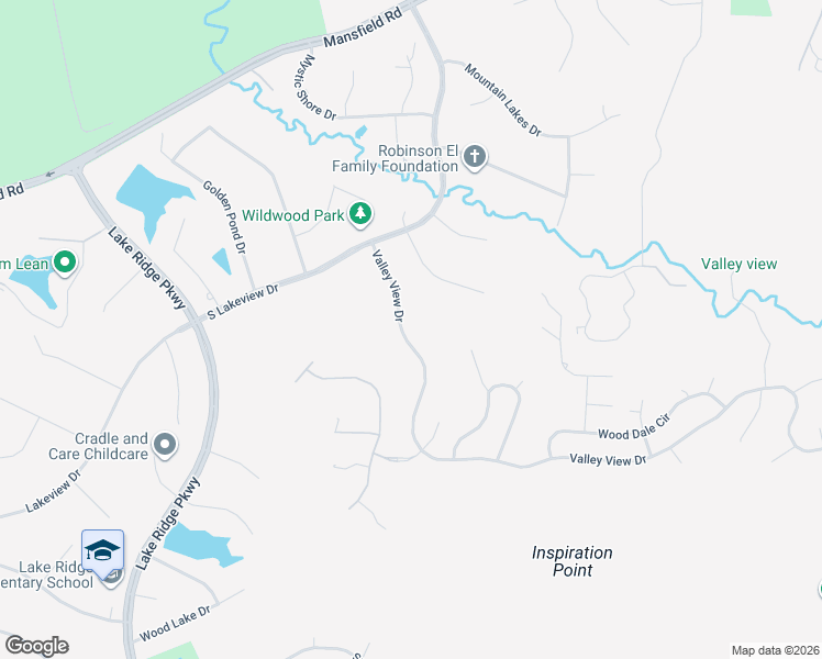 map of restaurants, bars, coffee shops, grocery stores, and more near 2325 Valley View Drive in Cedar Hill
