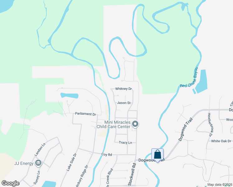 map of restaurants, bars, coffee shops, grocery stores, and more near 6000 Zachary Circle in Bossier City