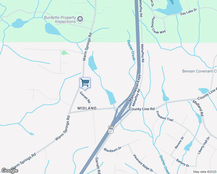 map of restaurants, bars, coffee shops, grocery stores, and more near 9213 County Line Road in Columbus