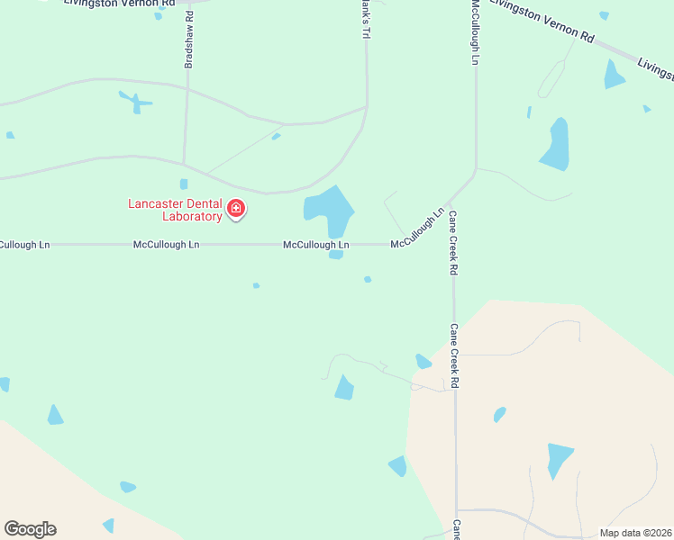 map of restaurants, bars, coffee shops, grocery stores, and more near 280 McCullough Lane in Flora