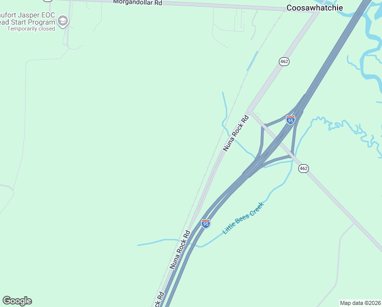 map of restaurants, bars, coffee shops, grocery stores, and more near in Coosawhatchie