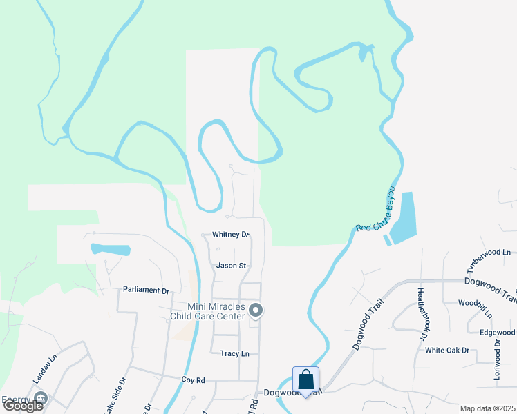map of restaurants, bars, coffee shops, grocery stores, and more near 3005 Pleasant Grove Street in Bossier City