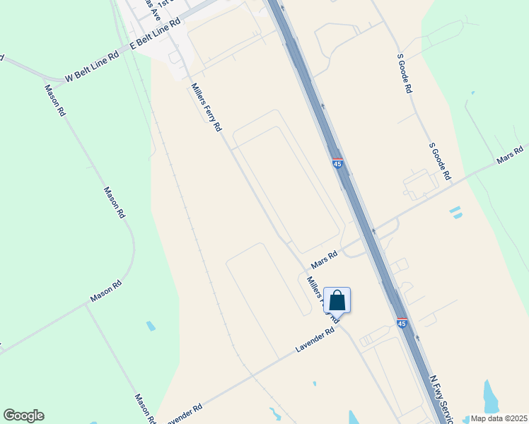 map of restaurants, bars, coffee shops, grocery stores, and more near 203 South Miller Ferry Road in Wilmer
