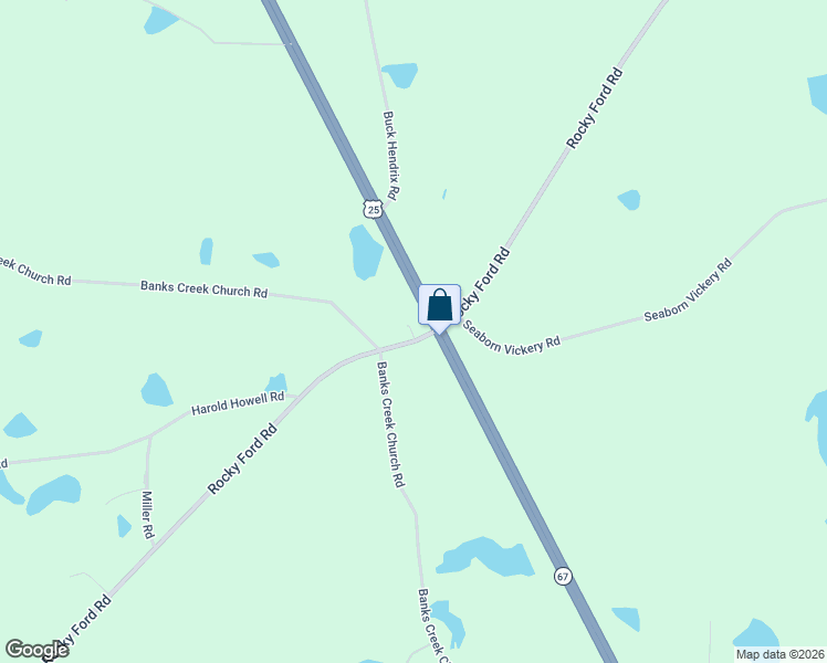 map of restaurants, bars, coffee shops, grocery stores, and more near 3367 Rocky Ford Road in Portal