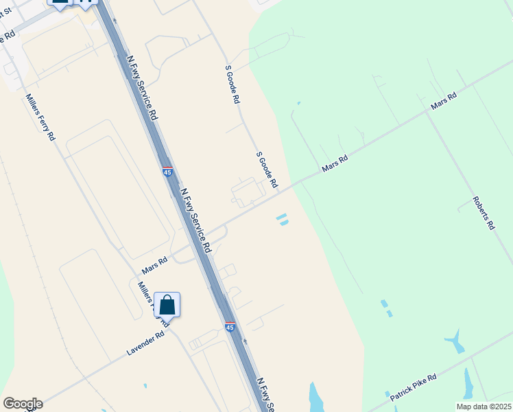 map of restaurants, bars, coffee shops, grocery stores, and more near 387 Mars Road in Wilmer