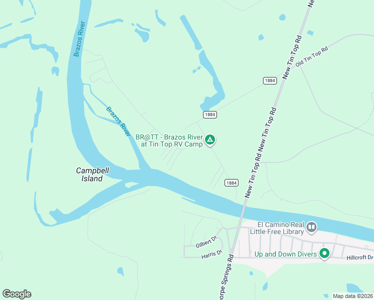 map of restaurants, bars, coffee shops, grocery stores, and more near 203 Tin Top Estates Road in Weatherford