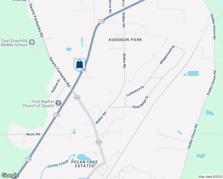 map of restaurants, bars, coffee shops, grocery stores, and more near 174 Gibbs Addison Road in Monroe