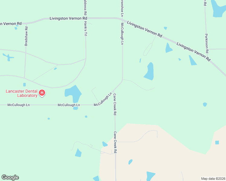 map of restaurants, bars, coffee shops, grocery stores, and more near 280 McCullough Lane in Flora