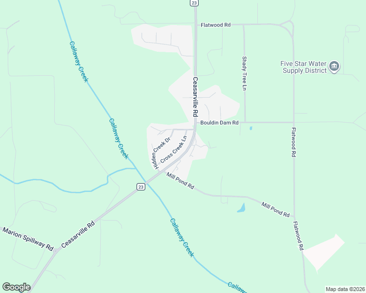 map of restaurants, bars, coffee shops, grocery stores, and more near 1760 Ceasarville Road in Wetumpka