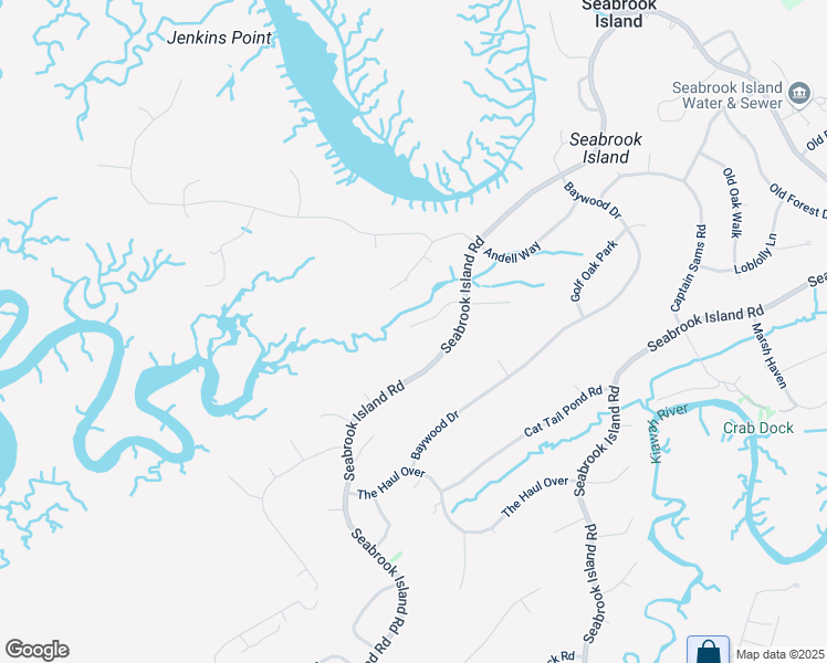 map of restaurants, bars, coffee shops, grocery stores, and more near 2526 Seabrook Island Road in Johns Island