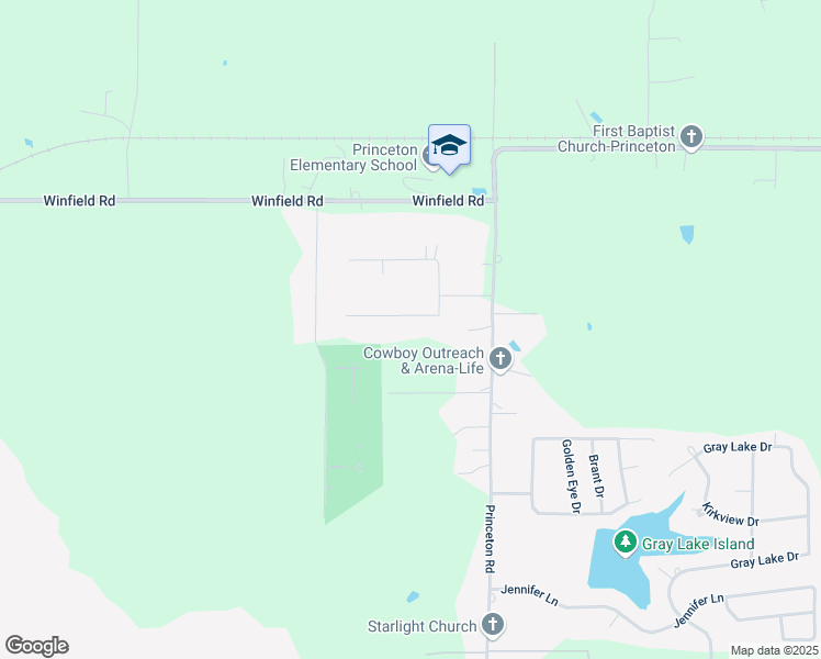 map of restaurants, bars, coffee shops, grocery stores, and more near 82 Princeton Lane in Princeton