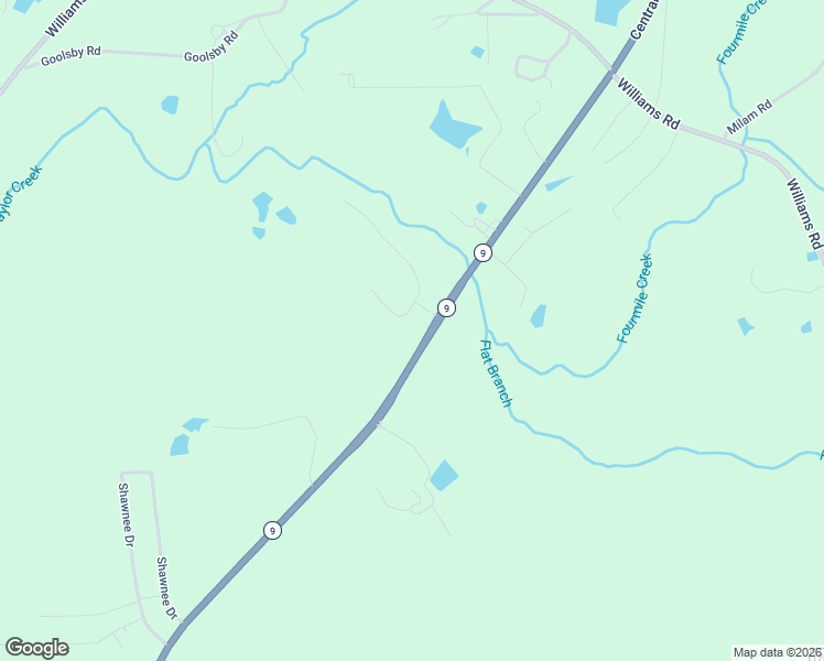 map of restaurants, bars, coffee shops, grocery stores, and more near 284 Hill Ridge Drive in Wetumpka