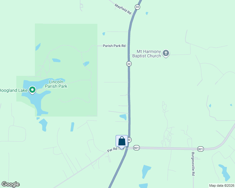 map of restaurants, bars, coffee shops, grocery stores, and more near 198 Grace Lane in Ruston