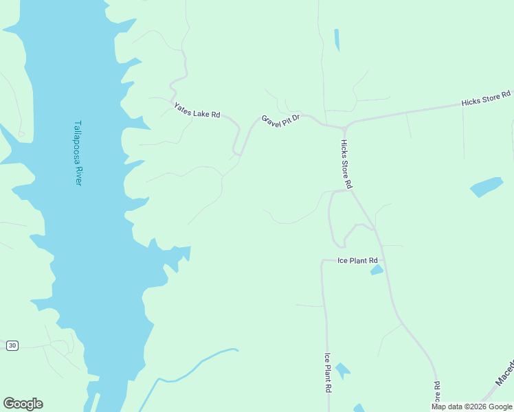 map of restaurants, bars, coffee shops, grocery stores, and more near 779 Hicks Store Road in Tallassee