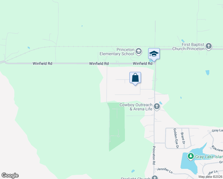 map of restaurants, bars, coffee shops, grocery stores, and more near 57 Princeton East in Princeton