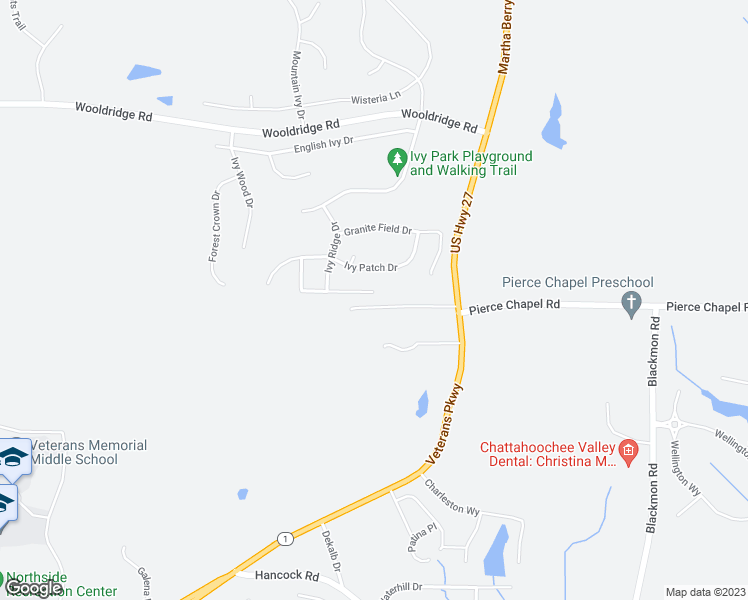 map of restaurants, bars, coffee shops, grocery stores, and more near 4652 Boston Ivy Drive in Columbus