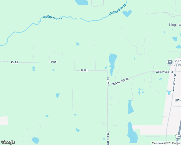 map of restaurants, bars, coffee shops, grocery stores, and more near 495 Fir Road in Gladewater