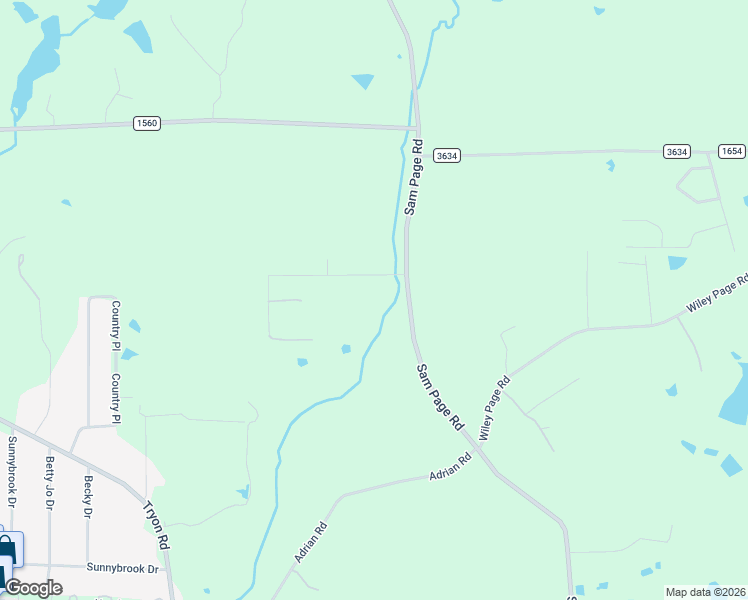 map of restaurants, bars, coffee shops, grocery stores, and more near 2465 Sam Page Road in Longview