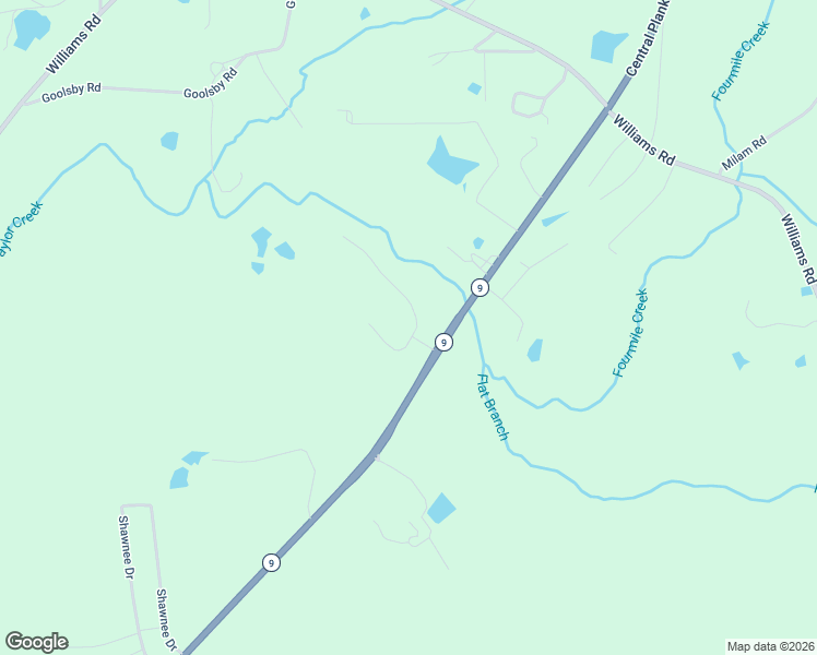 map of restaurants, bars, coffee shops, grocery stores, and more near 284 Hill Ridge Drive in Wetumpka