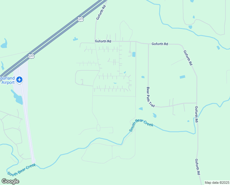map of restaurants, bars, coffee shops, grocery stores, and more near 124 Backstretch Lane in Fort Worth