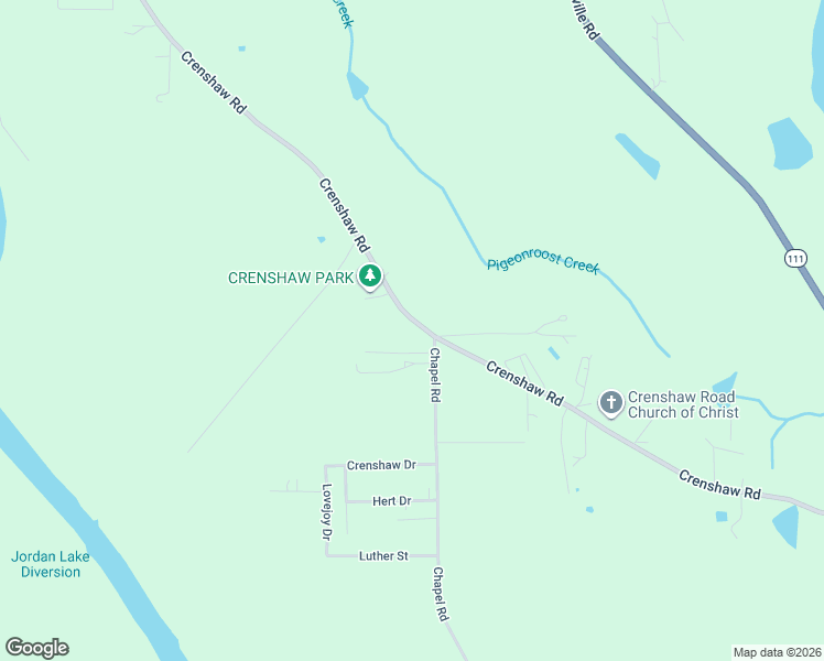 map of restaurants, bars, coffee shops, grocery stores, and more near 1275 Crenshaw Road in Wetumpka