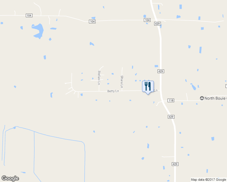 map of restaurants, bars, coffee shops, grocery stores, and more near 11999 Betty Lane in Kaufman