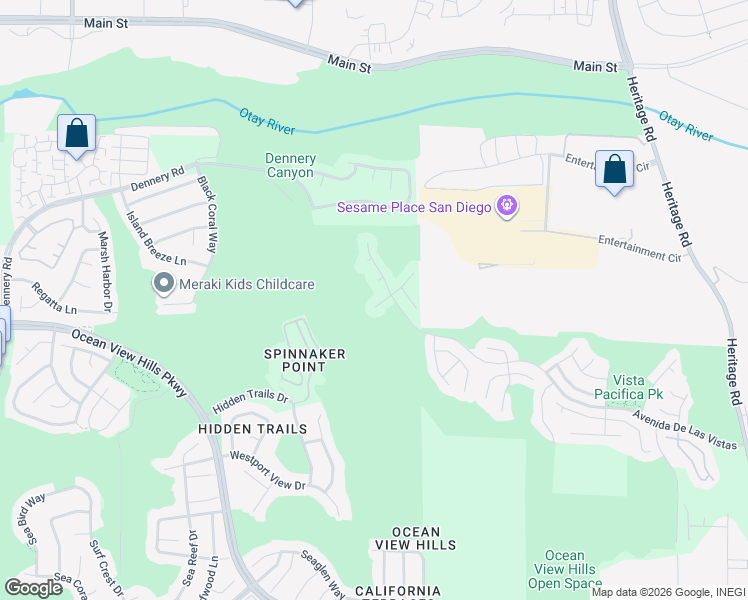map of restaurants, bars, coffee shops, grocery stores, and more near 484 Vista San Lucas in San Diego