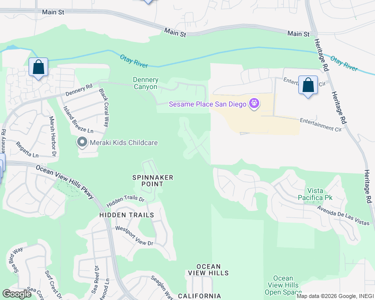 map of restaurants, bars, coffee shops, grocery stores, and more near 484 Vista San Lucas in San Diego